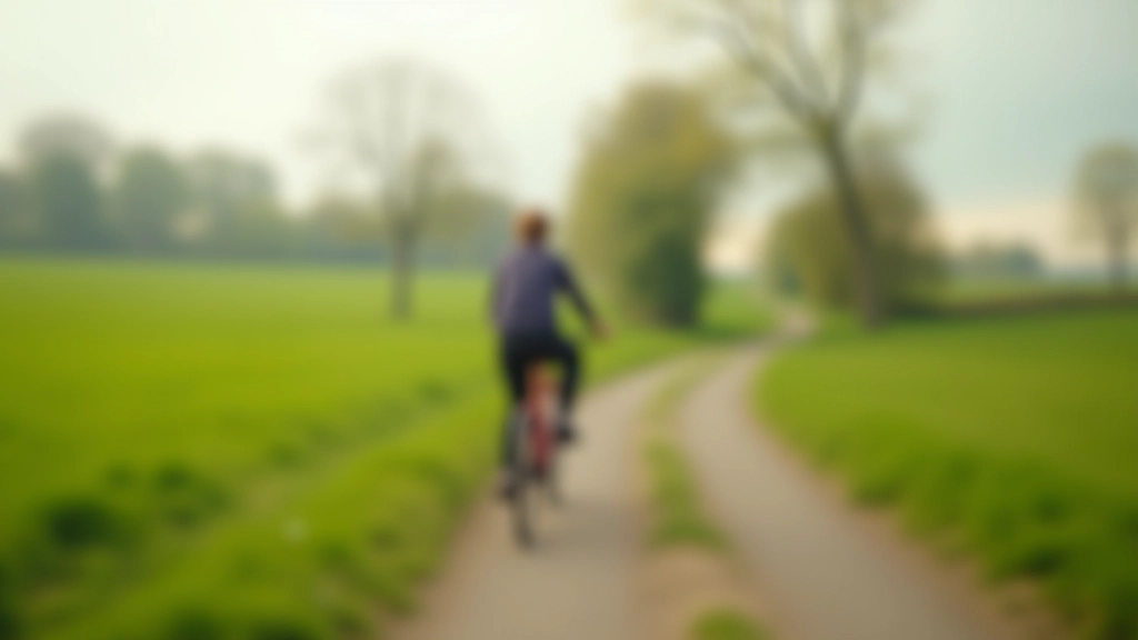 Fietsend door Nederlands landschap